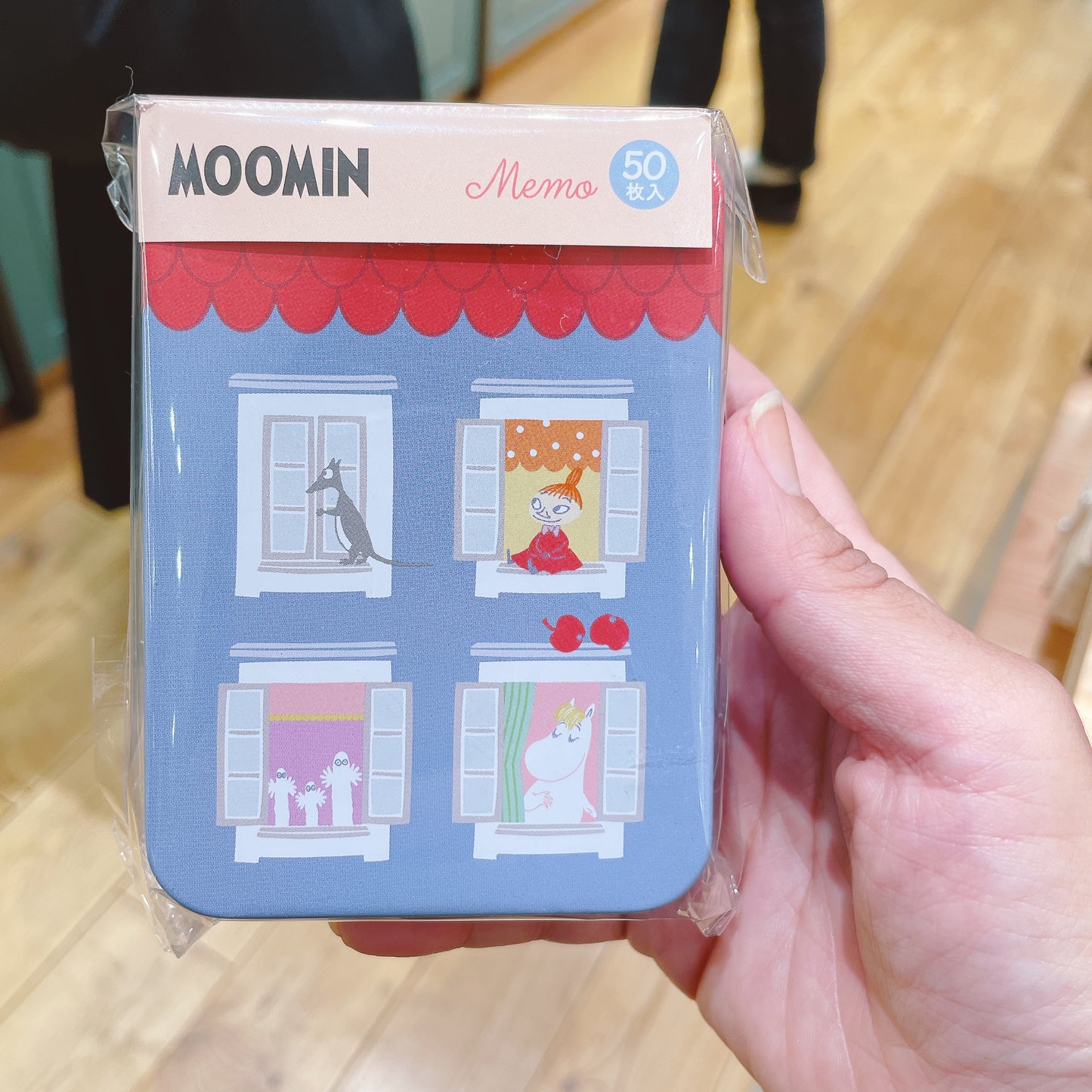 علبة ورقية من Moomin Can Memo (50 ورقة)
