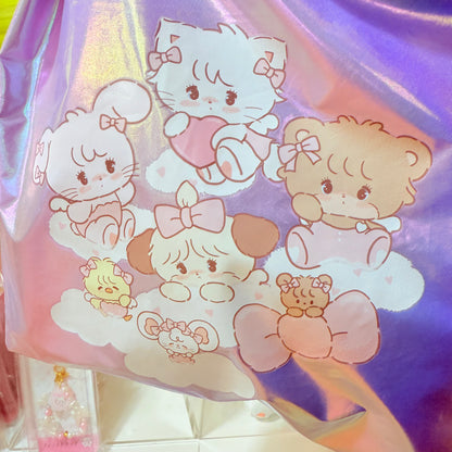 Purple Aurora Tote Bag - Mikko Illustrations