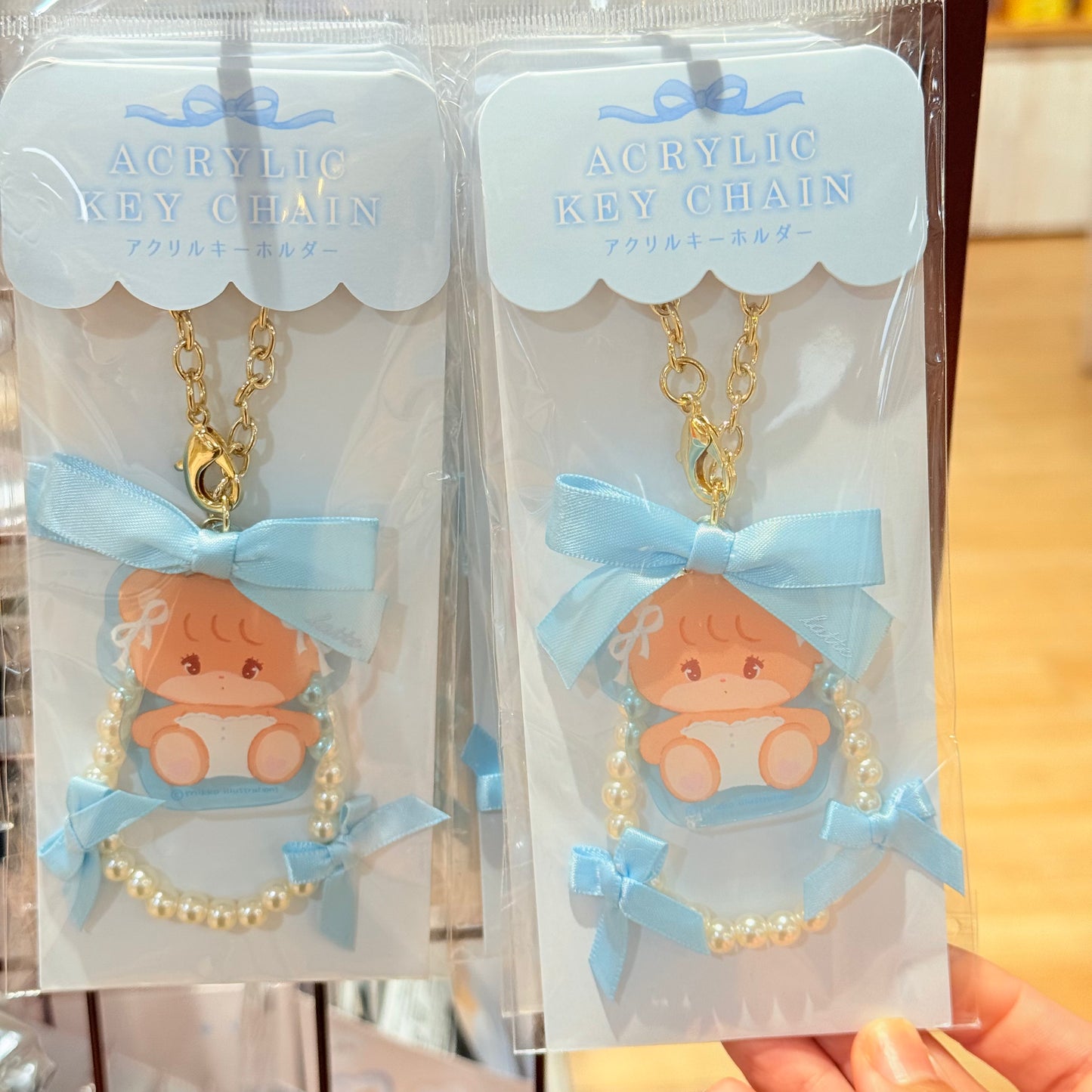 Mikko Character Acrylic Keychain - Mikko Illustrations