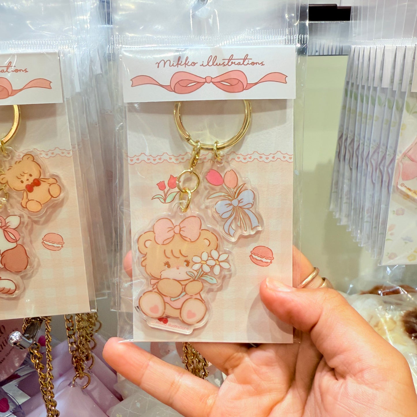 Mikko Character Acrylic Keychain - Mikko Illustrations