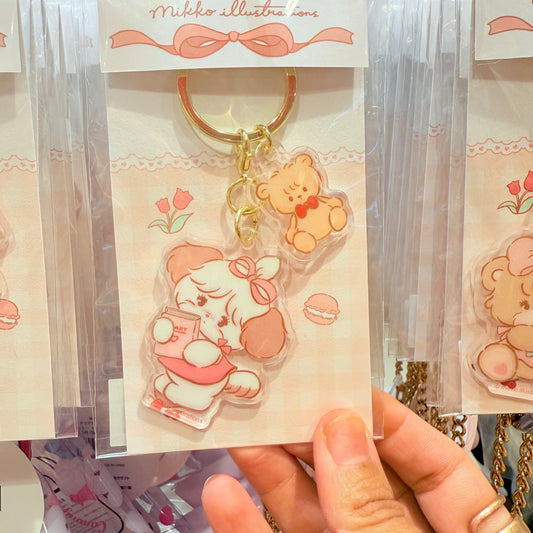 Mikko Character Acrylic Keychain - Mikko Illustrations