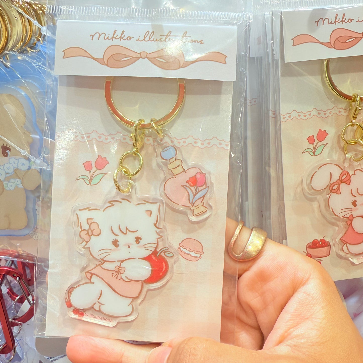 Mikko Character Acrylic Keychain - Mikko Illustrations