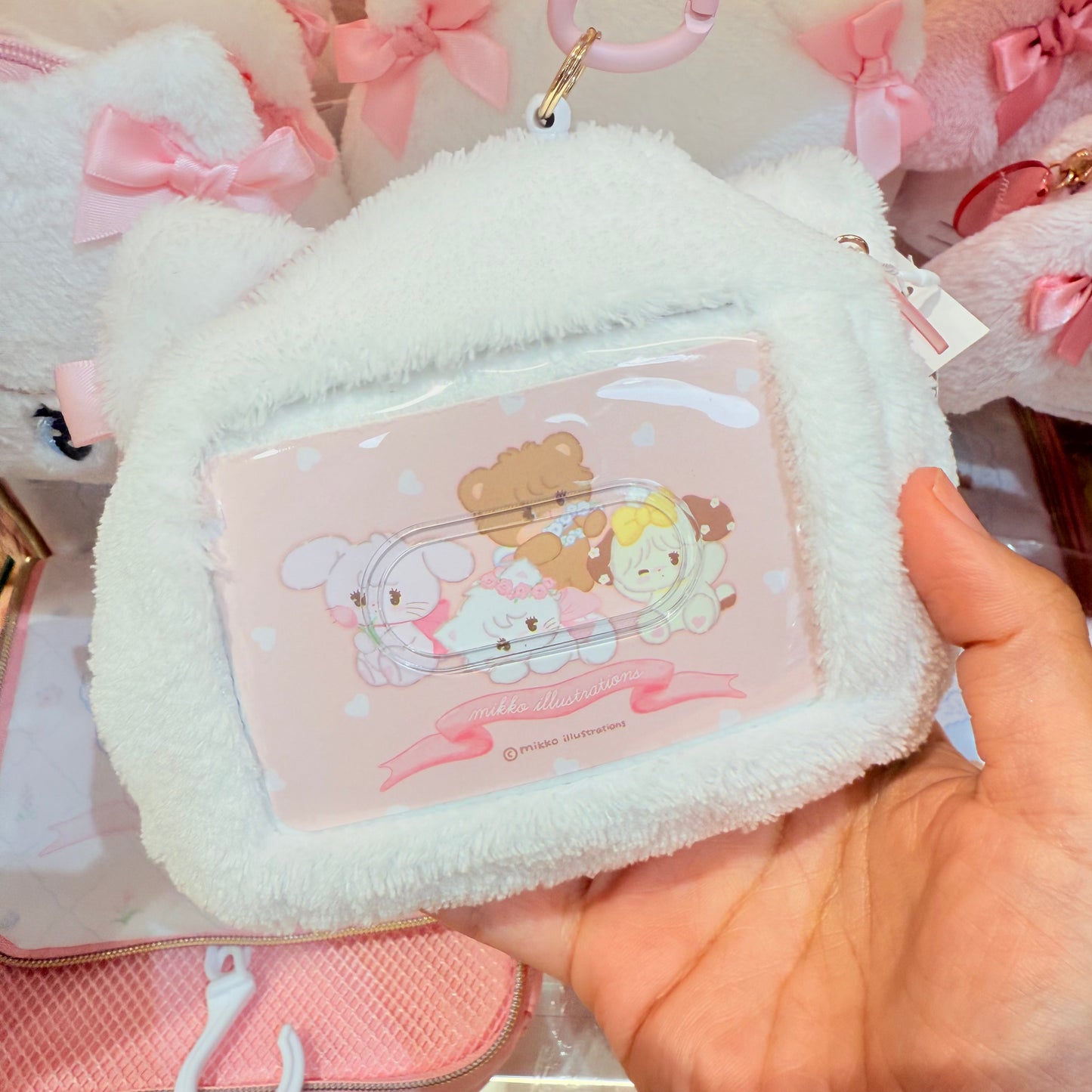 Mikko Characters Plushie Keychain & Card Case- Mikko Illustrations