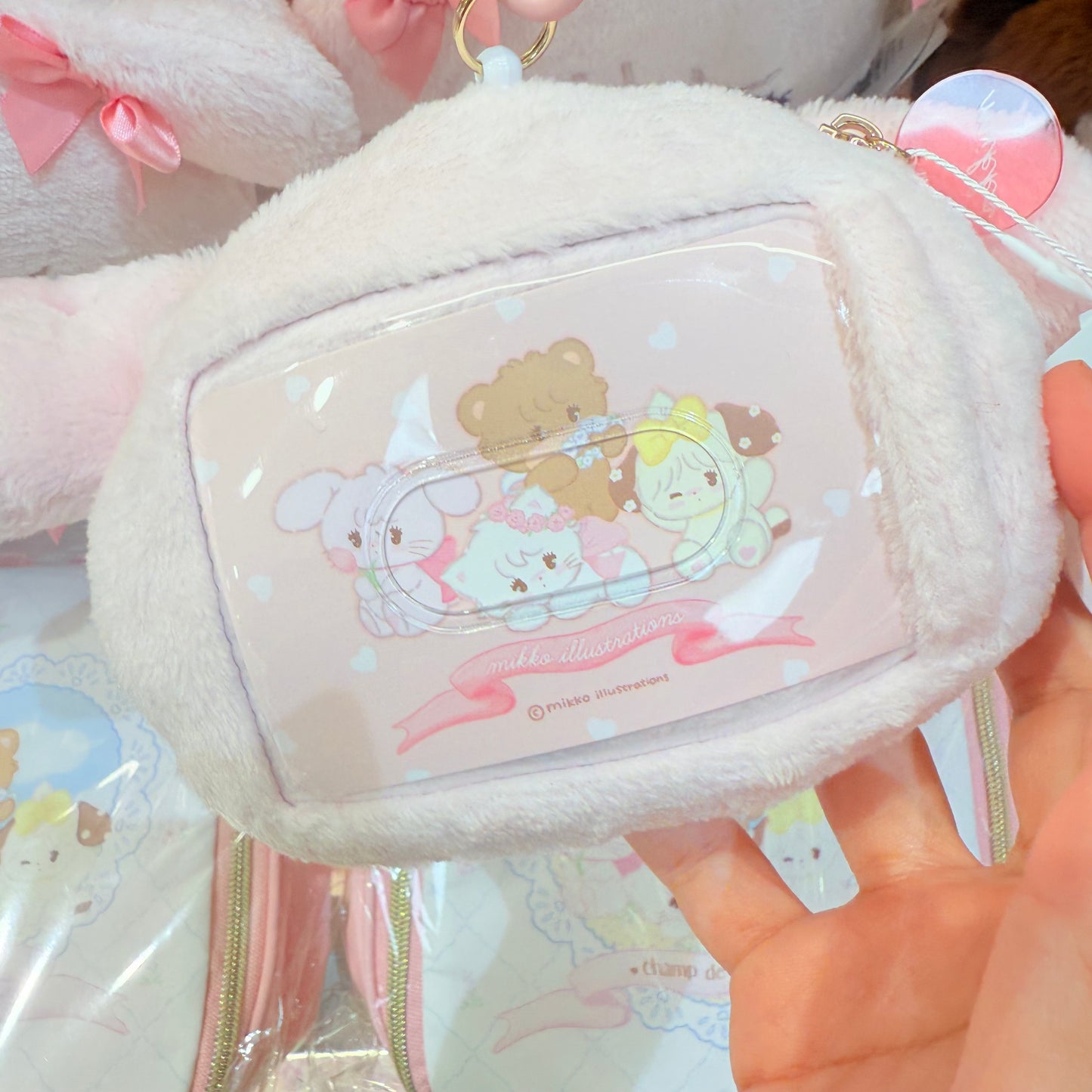 Mikko Characters Plushie Keychain & Card Case- Mikko Illustrations