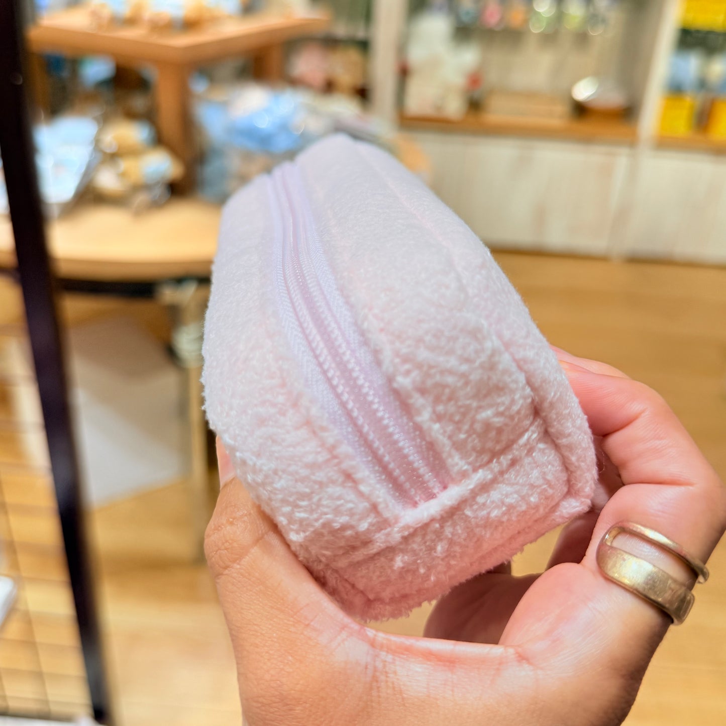 Mikko Pink Fluffy Pouch - Mikko Illustrations