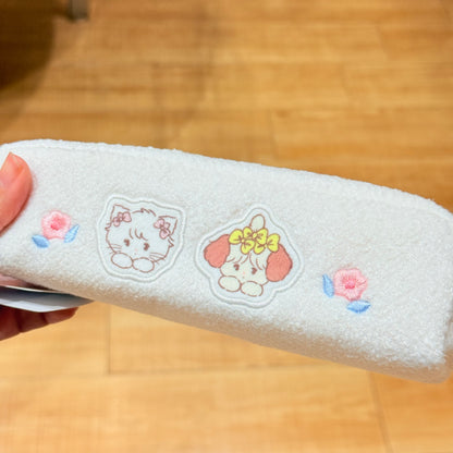 Mikko White Fluffy Pouch - Mikko Illustrations