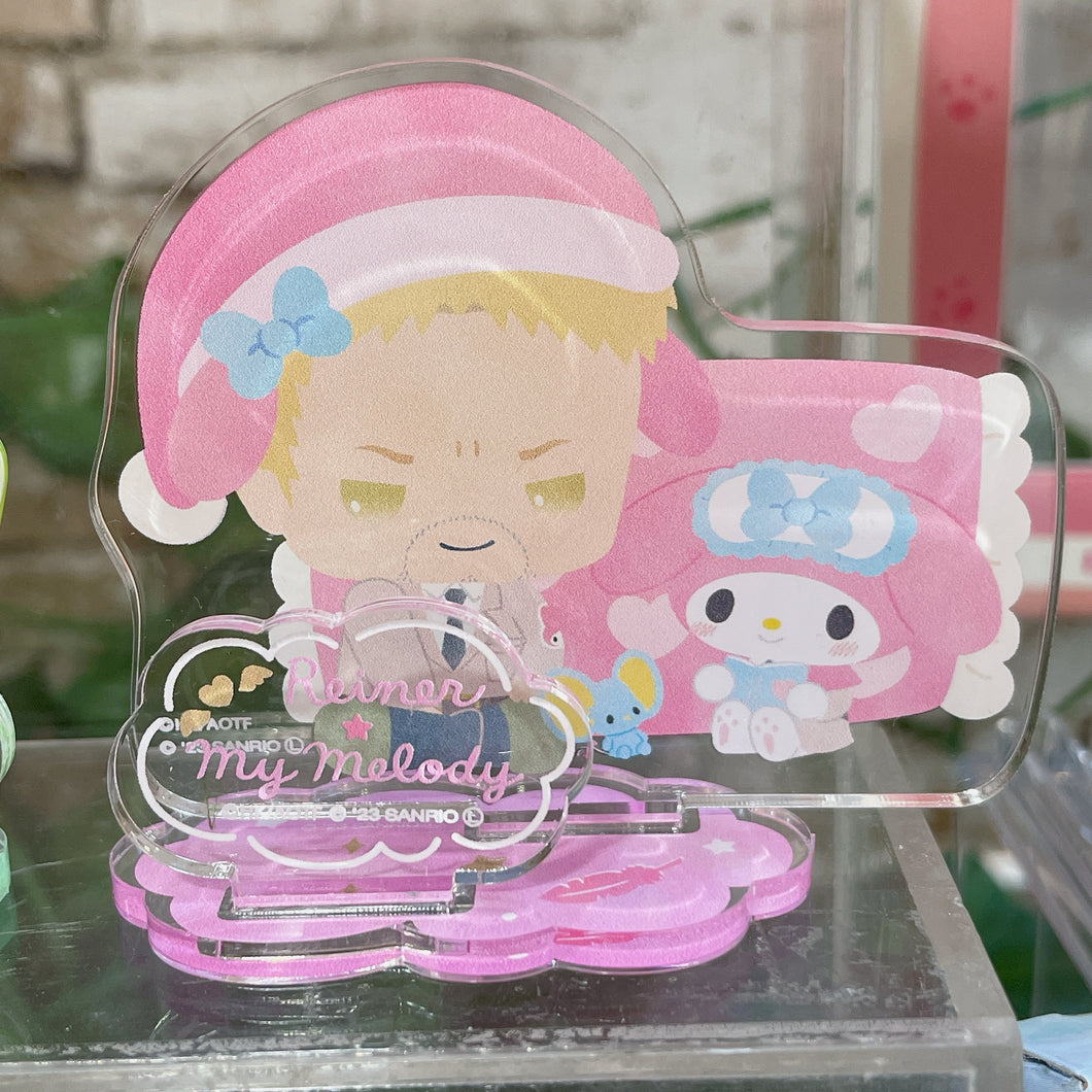 Attack on Titan x Sanrio Characters Acrylic Stand Chibi (Reinar)