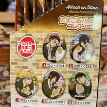 قم بتحميل الصورة في عارض الصور، Attack on Titan x Sanrio Characters - Egg Shaped Pin Badge (Random 1pc)