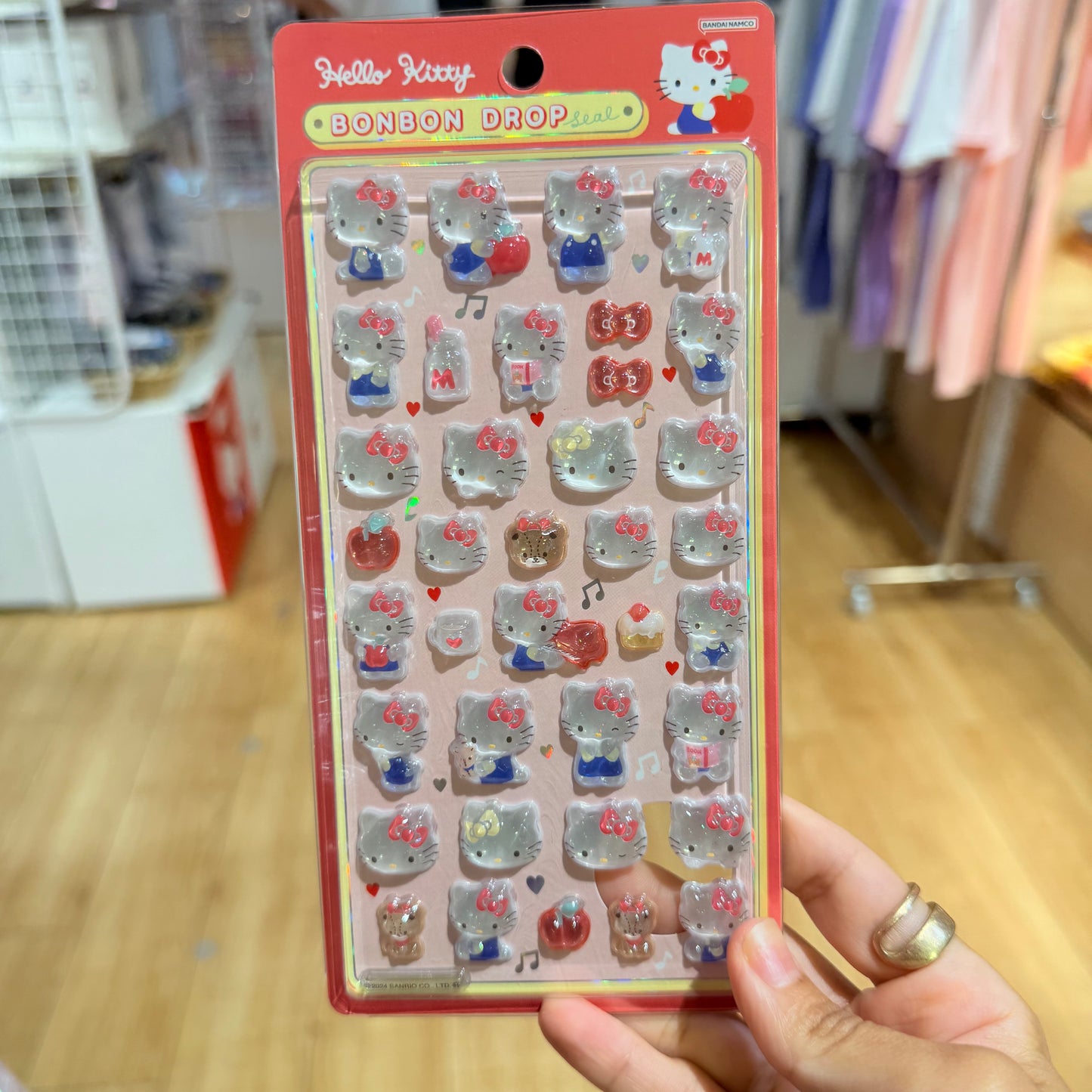 Bonbon Drop 3D Sticker for DIY Iphone Cover Design (Hello Kitty)