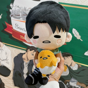 Attack on Titan x Sanrio Characters Plush Toy M Size (Levi)