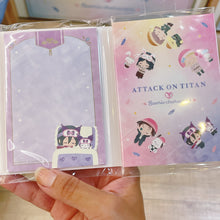 قم بتحميل الصورة في عارض الصور، Attack on Titan x Sanrio Characters Memo pad (Pink)