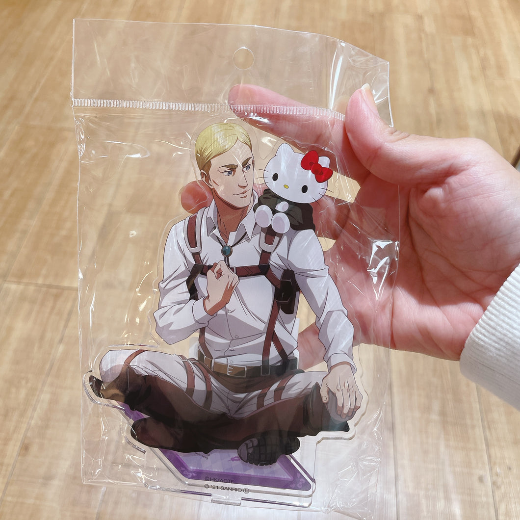 Attack on Titan x Sanrio Characters Acrylic Stand M Size (Erwin)