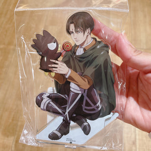 Attack on Titan x Sanrio Characters Acrylic Stand M Size(Levi)