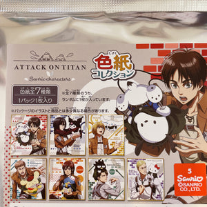 Attack on Titan x Sanrio Characters Mini Art Poster (Random 1pc)