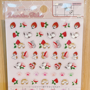 Mofusand Sticker (Strawberry)
