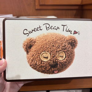 Minions Tim Teddy Bear Face Cookies Can Box (11 Pcs) - Universal Studio Japan