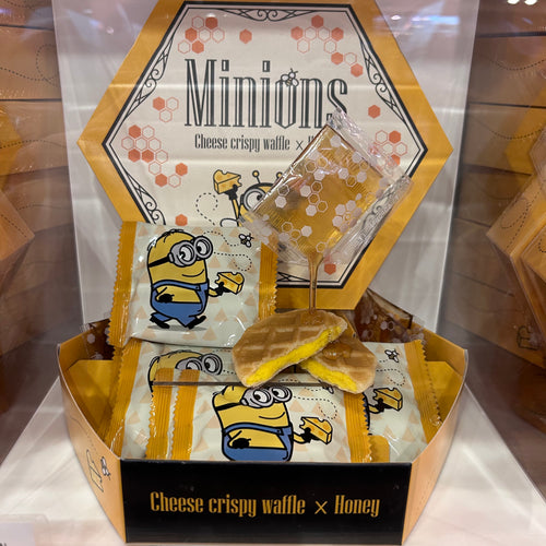 Minion Cheese Crispy Waffle x Honey (8 Pcs) - Universal Studio Japan