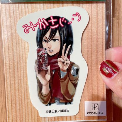 Attack on Titan Travel Sticker