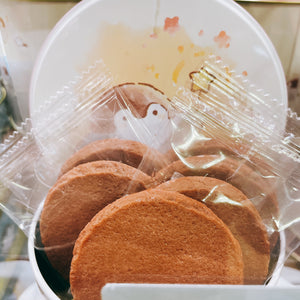 Koupen chan Round Tin Cookies (Cocoa Flavor)