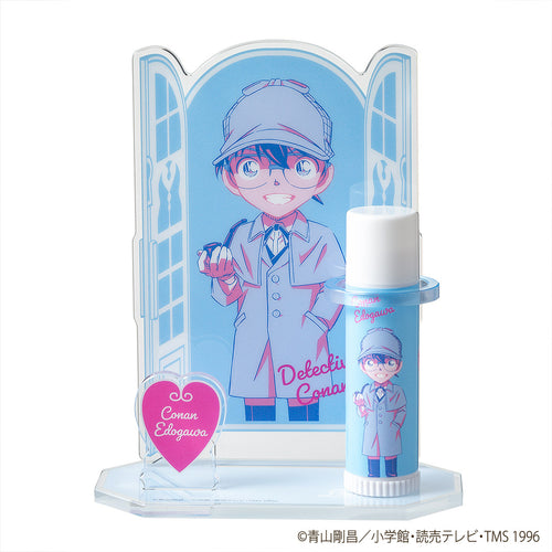 Detective Conan Lip Cream & Lip Stand Set (Citrus Mint Flavor) - Conan Edogawa