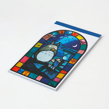 قم بتحميل الصورة في عارض الصور، Ghibli Museum Original Totoro Stained Glass Notepad - Ghibli Museum Limited