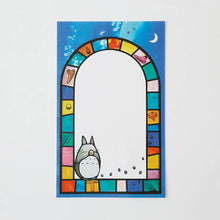 قم بتحميل الصورة في عارض الصور، Ghibli Museum Original Totoro Stained Glass Notepad - Ghibli Museum Limited