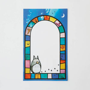 Ghibli Museum Original Totoro Stained Glass Notepad - Ghibli Museum Limited