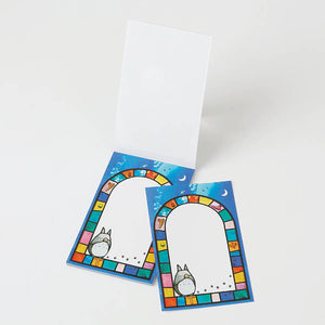 Ghibli Museum Original Totoro Stained Glass Notepad - Ghibli Museum Limited