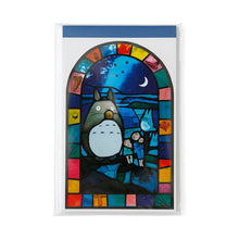 قم بتحميل الصورة في عارض الصور، Ghibli Museum Original Totoro Stained Glass Notepad - Ghibli Museum Limited