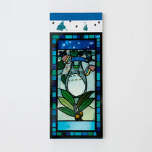 قم بتحميل الصورة في عارض الصور، Ghibli Museum Original &quot;Totoro&quot; Stained Glass Notepad - Ghibli Museum Limited