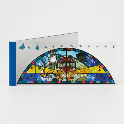 Ghibli Museum Original "Cat Bus" Stained Glass Notepad - Ghibli Museum Limited