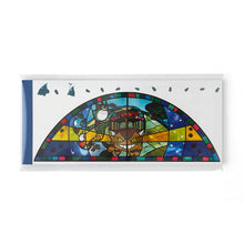 قم بتحميل الصورة في عارض الصور، Ghibli Museum Original &quot;Cat Bus&quot; Stained Glass Notepad - Ghibli Museum Limited