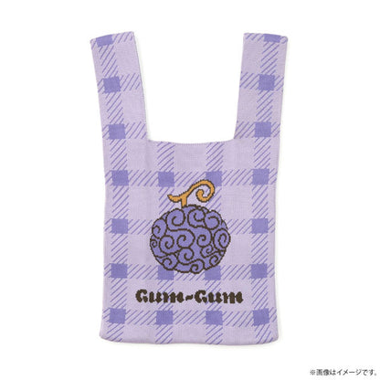 [One Piece] Devil Fruit Knit Tote Bag Gomu Gomu- Mugiwara Store Limited