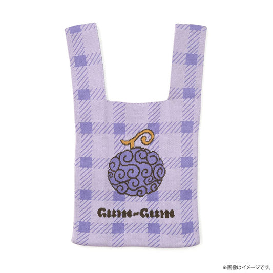 [One Piece] Devil Fruit Knit Tote Bag Gomu Gomu- Mugiwara Store Limited