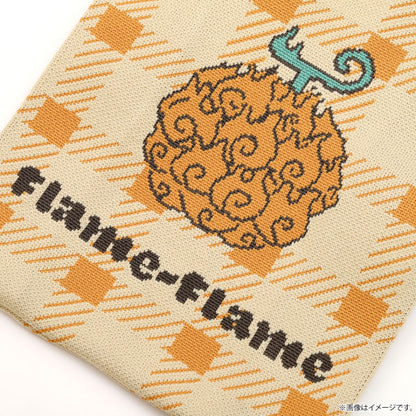 [One Piece] Devil Fruit Knit Tote Bag Flame Flame- Mugiwara Store Limited