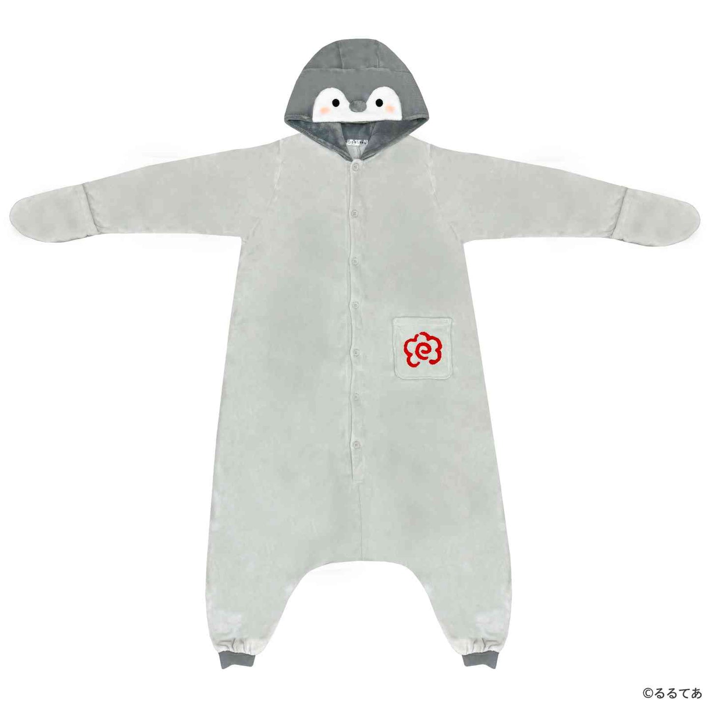 Sazac Koupen-chan Kigurumi Onesie Costume Coral Fleece One Size