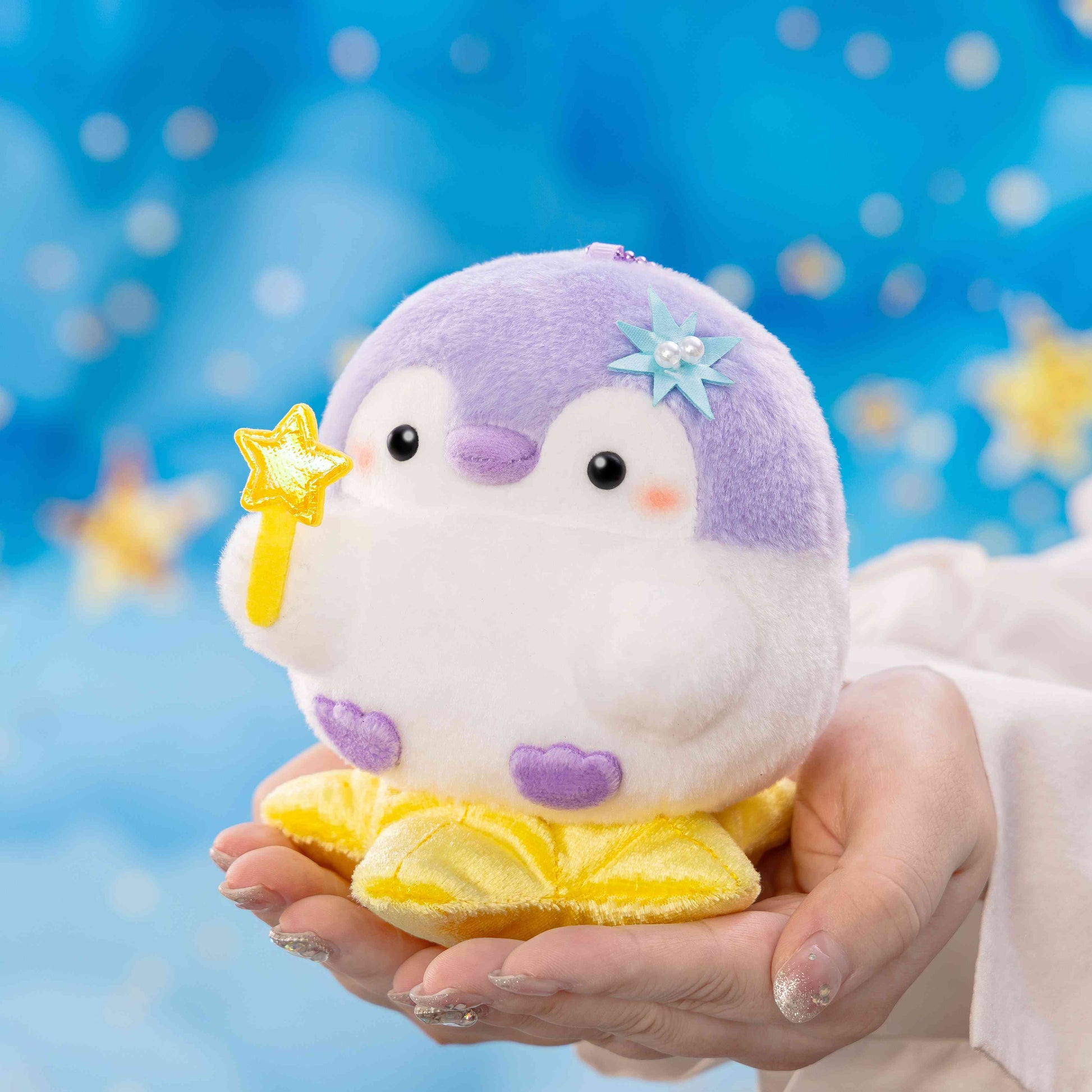 Koupen-chan Riding on a Twinkling Star Plush Mascot Toy