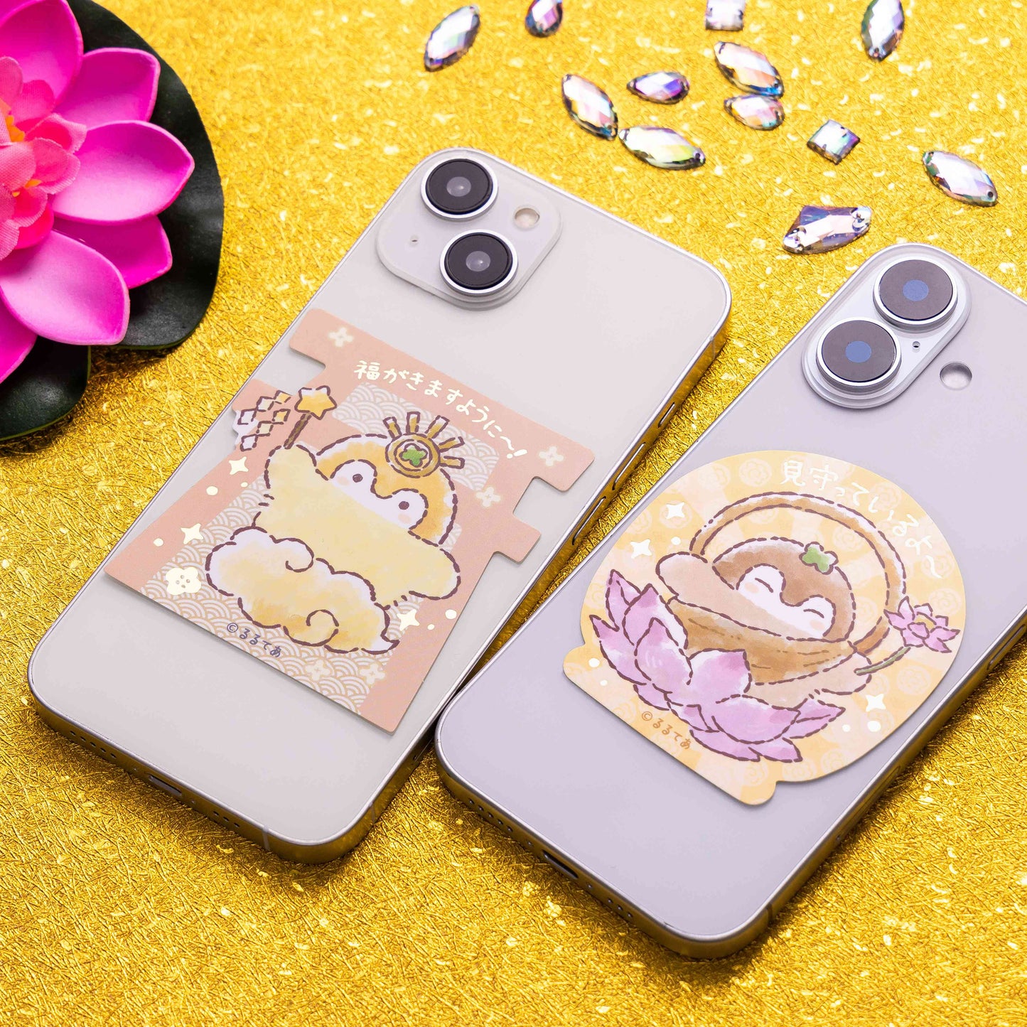 Gray Parka Service Koupen-chan Smartphone Foil Sticker Buddha-Style