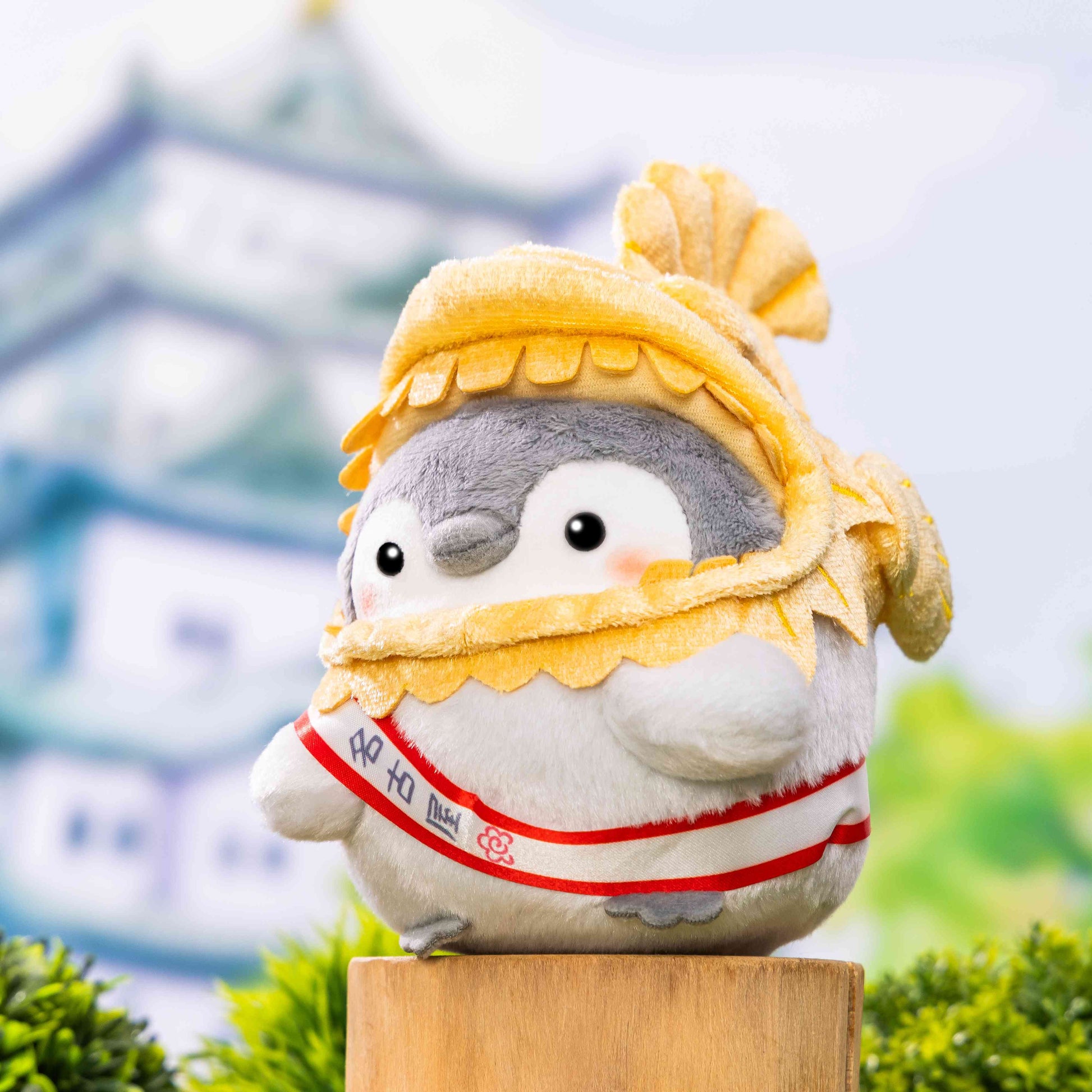 Koupen-chan Shachihoko Mascot Plush Gold 6.3in x 4.3in x 6.7in