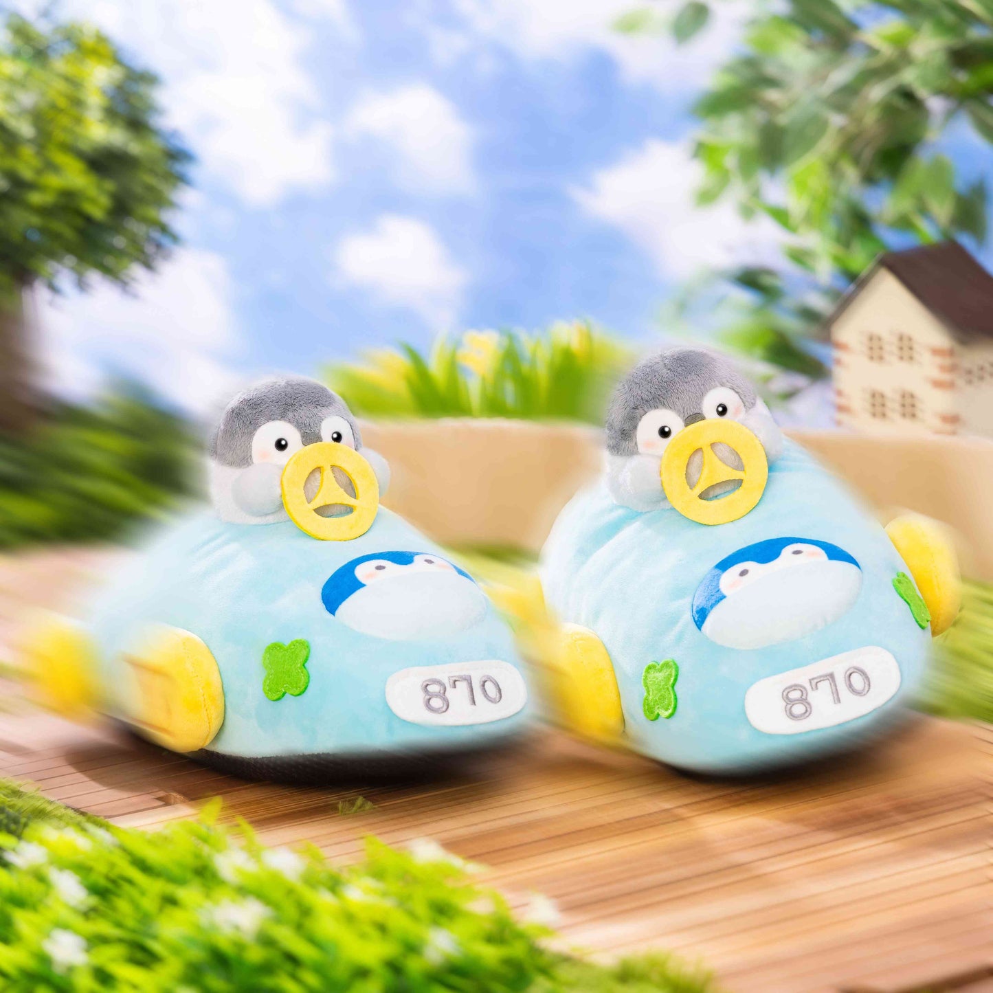 Koupen-chan Plush Room Shoes Soft Character Slippers One Size
