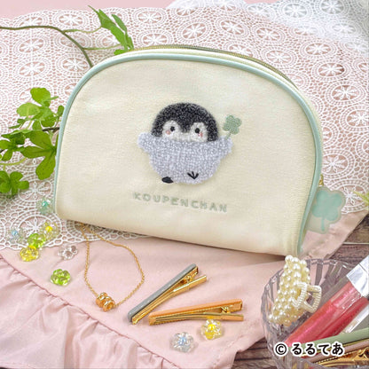 Koupen-chan Round Pouch Fluffy Pastel Sagara Embroidery Case