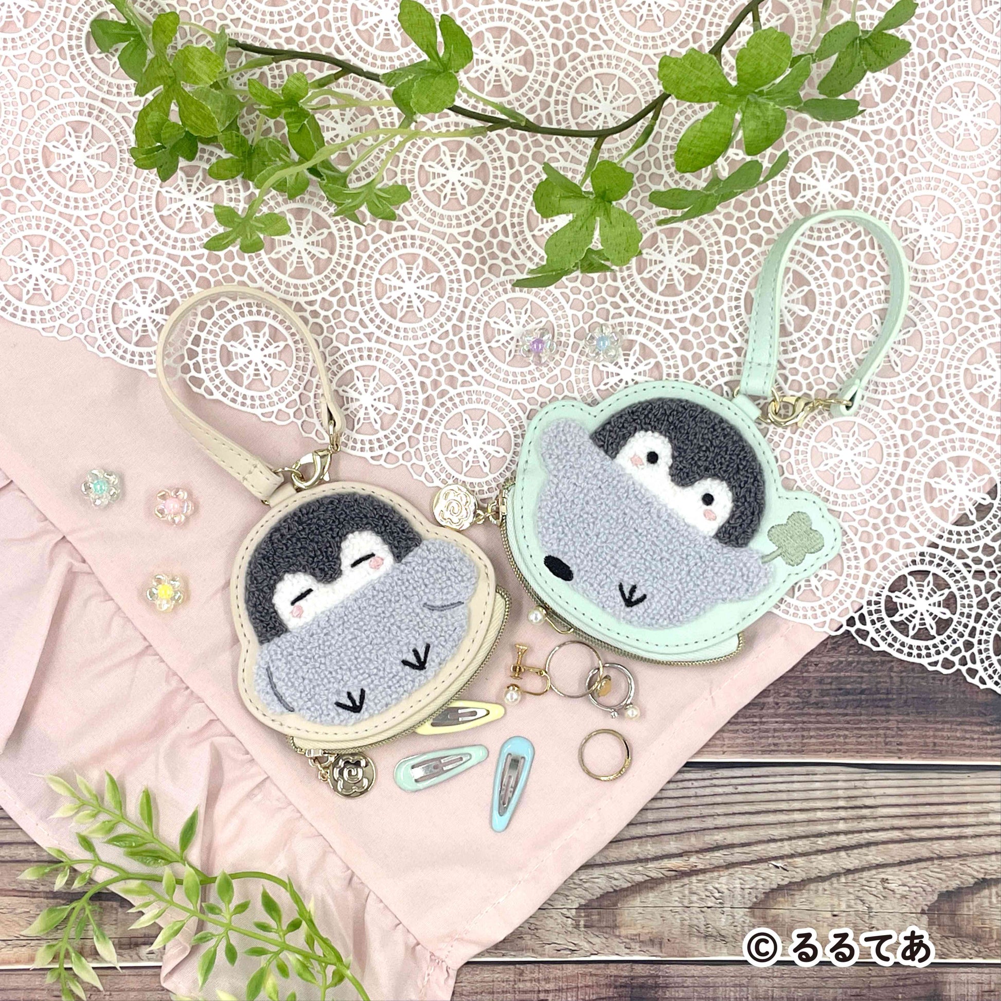 Marimo Craft Koupen-chan Sagara Mini Pouch Fluffy Pastel Sleeping