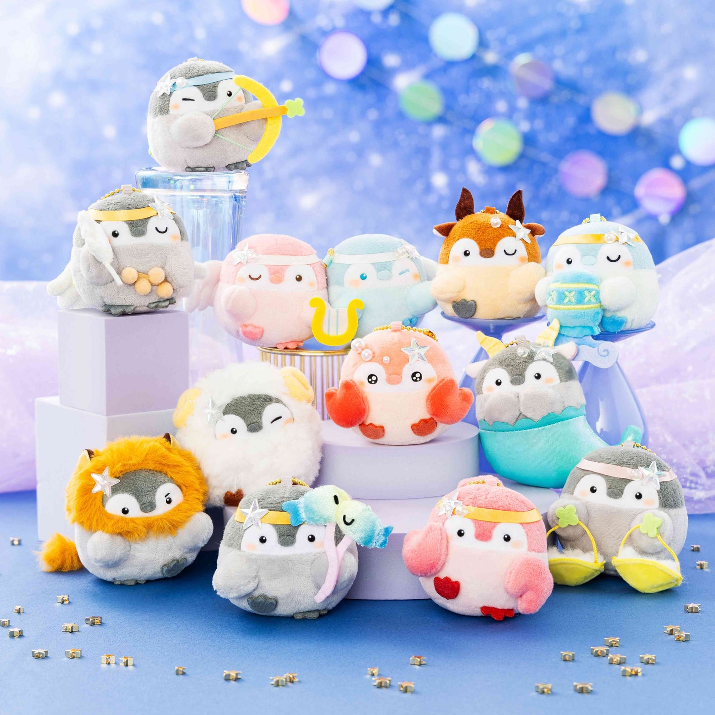 Gray Parka Service Koupen-chan Constellation Mascot with Bell Aquarius