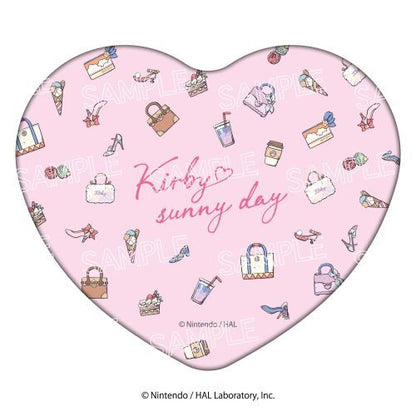 Kirby's Dream Land Kirby Sunny Day Mochimochi Heart Cushion (Design 1)