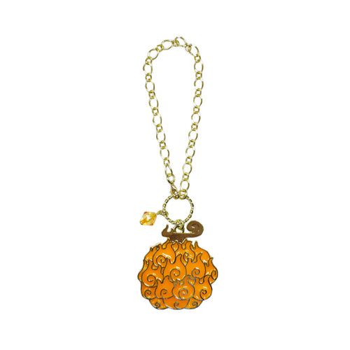 One Piece Keychain (Flame-Flame Fruit)