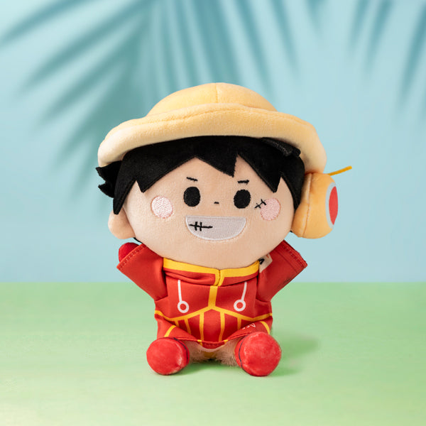 [One Piece] Banzai! Plush Keychain Luffy (-Mugiwara Store Limited