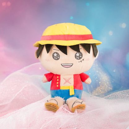 [One Piece] Sparkly Eyes Plush Toy Luffy-Mugiwara Store Limited
