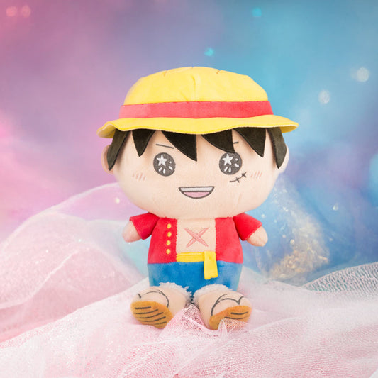 [One Piece] Sparkly Eyes Plush Toy Luffy-Mugiwara Store Limited