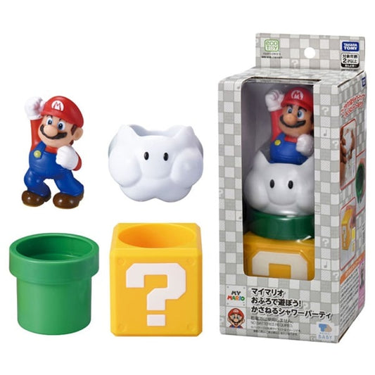 Takara Tomy My Mario Stacking Shower Party Bath Toy Set