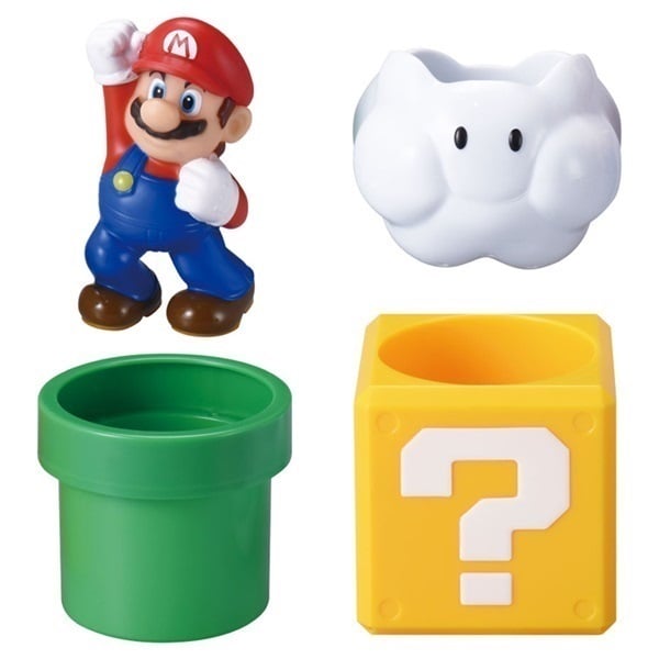 Takara Tomy My Mario Stacking Shower Party Bath Toy Set